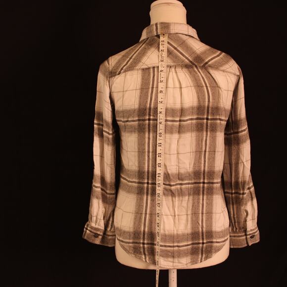 Westport 1962 Super Soft Lightweight Flannel, Roll Tab Sleeves, sz Small PETITE - Picture 5 of 11